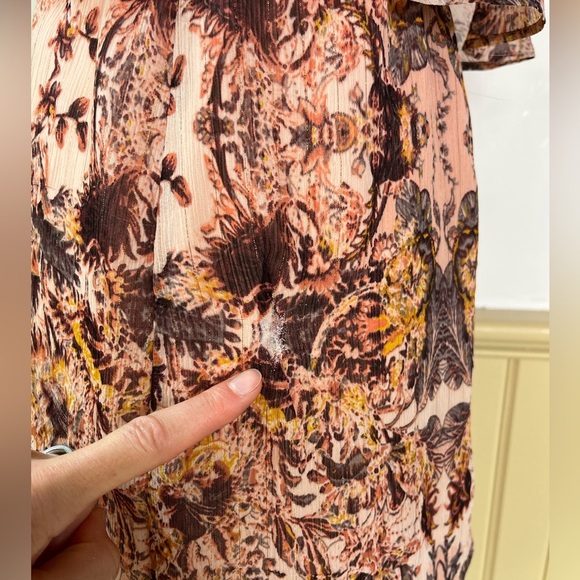 BCBGeneration Dress Womens Y2K Boho Lace Fairy Coquette Sheer Festival Sz S - Picture 13 of 14